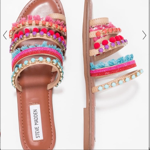 Steve Madden Shoes - NEW!! Steve Madden GYPSY Colorful Sandals. Sz 8.5